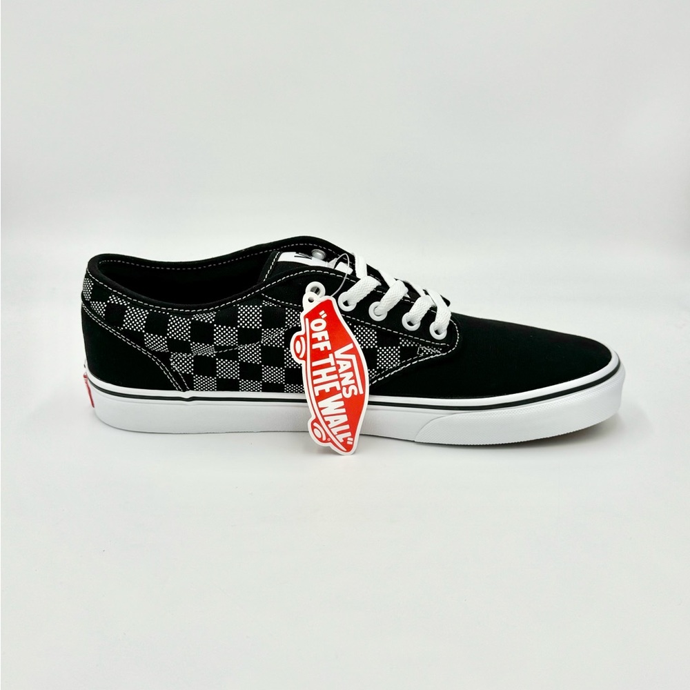 NEW Vans Atwood Checker Dot Black White Canvas Skate Shoe Men’s size 11 - Picture 9 of 13